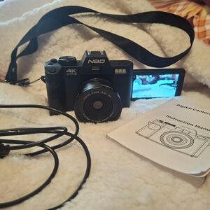 NBD 4K Digital Camera - 16x Digital Video Zoom - 3.0 Inch Screen - 48MP